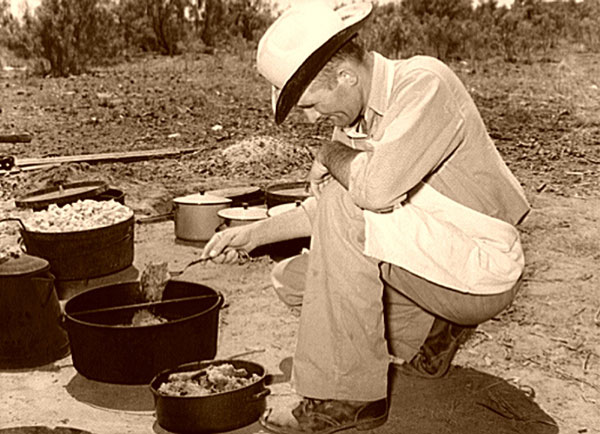 Cook of the SMS Ranch_ near Spur_ Texas_ Lee Russell_ 1939-600
