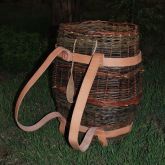 Willow pack basket I made several years ago. The straps were obviously new then.