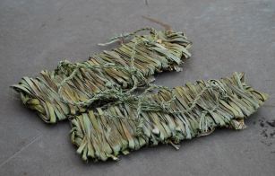 Replicated woven sandals from the Southern High Plains and the greater Southwest. Produced from narrow-leaf yucca.